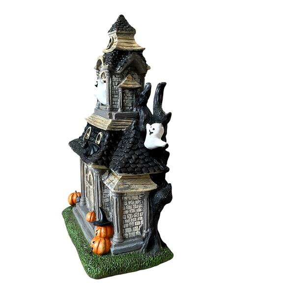 Halloween Haunted House LED Battery Lighted Ghosts Bats Creepy Pumpkins 16" NEW - Picture 5 of 15